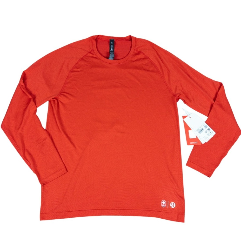 LULULEMON TEAM CANADA MEN'S METAL VENT SHIRT 2026 OLYMPICS NWT‎ XL Maple Leaf